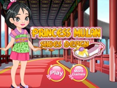 Spel Prinses Mulan se skoene ontwerp aanlyn
