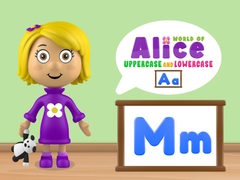 Spel Wêreld van Alice Hoofletters en Kleinletters aanlyn