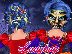 Spel Ladybug Halloween Haarstyle aanlyn