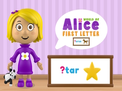 Spel Alice se Wêreld Eerste Letter aanlyn