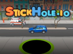 Spel Stickhole.io aanlyn