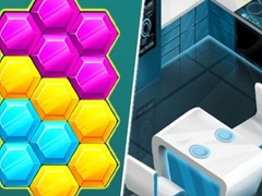 Spel Hexa Blast Speletjie Puzzel aanlyn