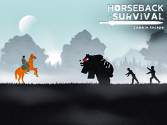 Spel Perdure op perd: Ontsnapping van zombies aanlyn