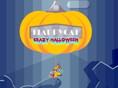 Spel FlappyKitten Mal Halloween aanlyn
