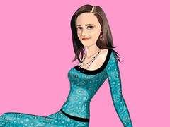 Spel Trek Alexis Bledel aan aanlyn