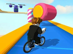 Spel Obby Maar Jy Is Op 'n Fiets aanlyn