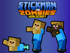 Spel Stickman teen Zombies WorldCraft aanlyn