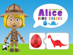 Spel Wêreld van Alice Dino Kleure aanlyn