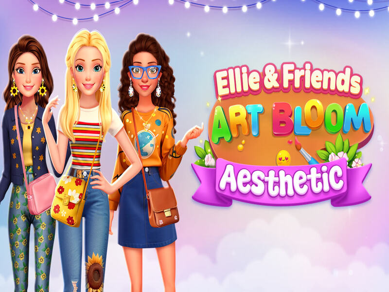 Spel Ellie en vriende Art Bloom Aesthetic aanlyn