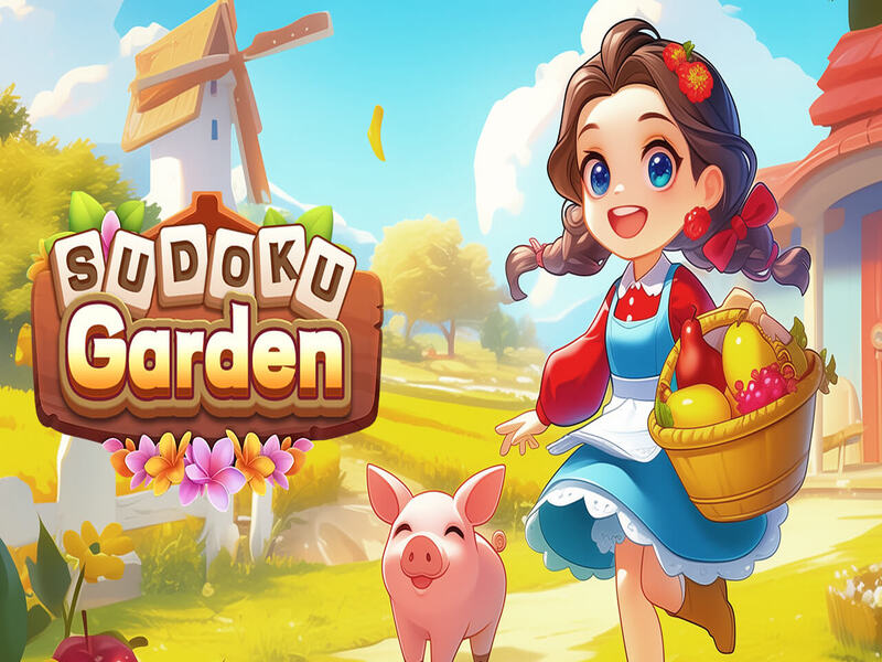 Spel Sudoku-tuin aanlyn