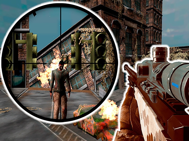 Spel Sniper 3D Zombie aanlyn