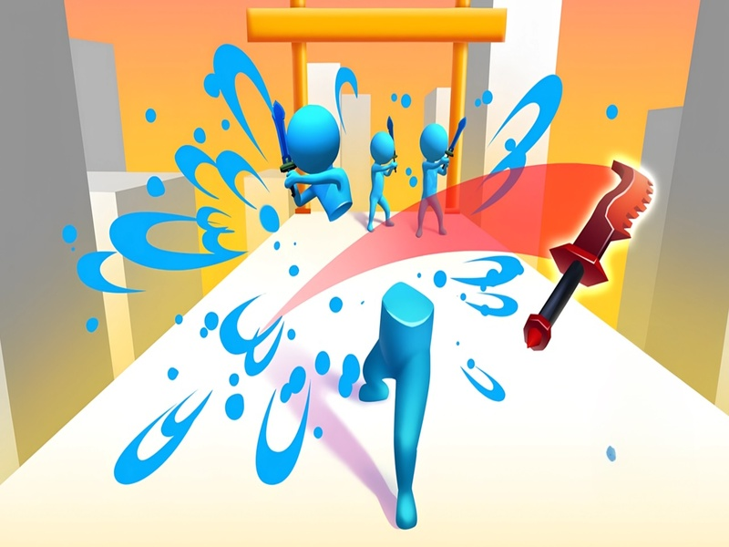 Spel Swaard speel! Ninja Slice Runner aanlyn