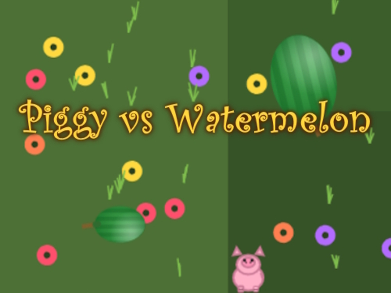 Spel Piggy vs waatlemoen aanlyn