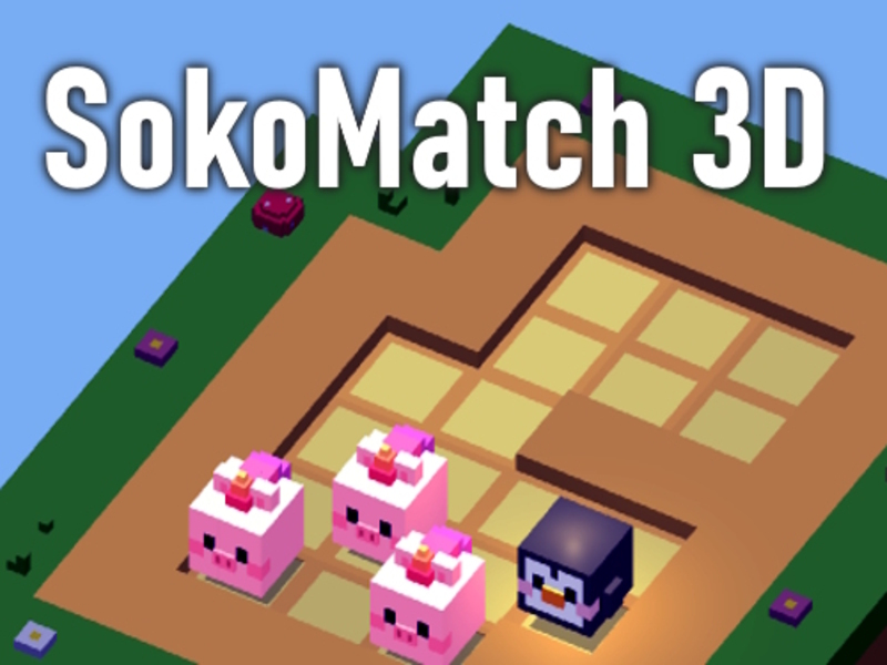 Spel Sokomatch 3d aanlyn