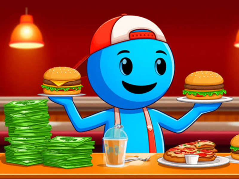 Spel Restaurant Simulator: Burgers & Pizza aanlyn