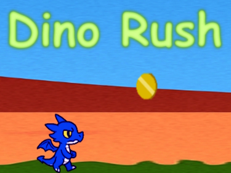 Spel Dino Rush aanlyn