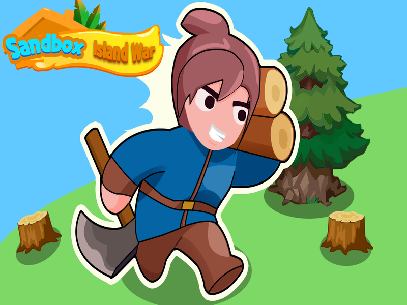 Spel Sandbox Island War aanlyn
