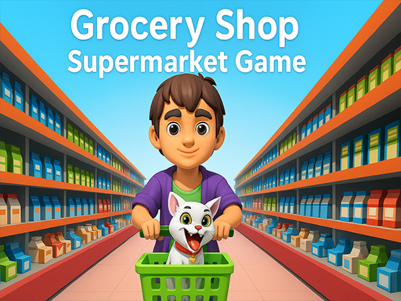 Spel Kruidenierswinkel: supermarkwedstryd aanlyn