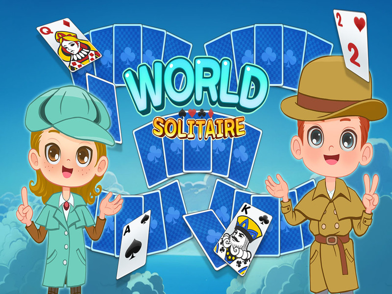 Spel Wêreld Solitaire Tripeaks aanlyn