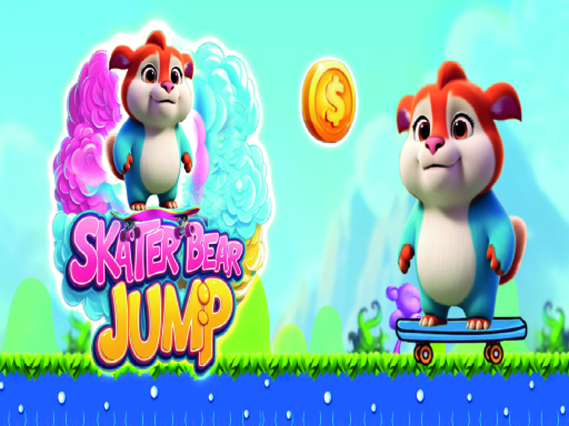 Spel Sketer Bear Jump aanlyn