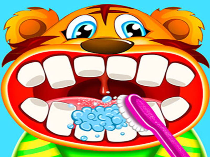 Spel Baba panda tandarts sorg aanlyn