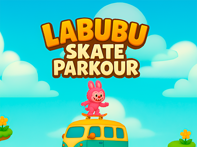 Spel Labubu Skate Parkour aanlyn