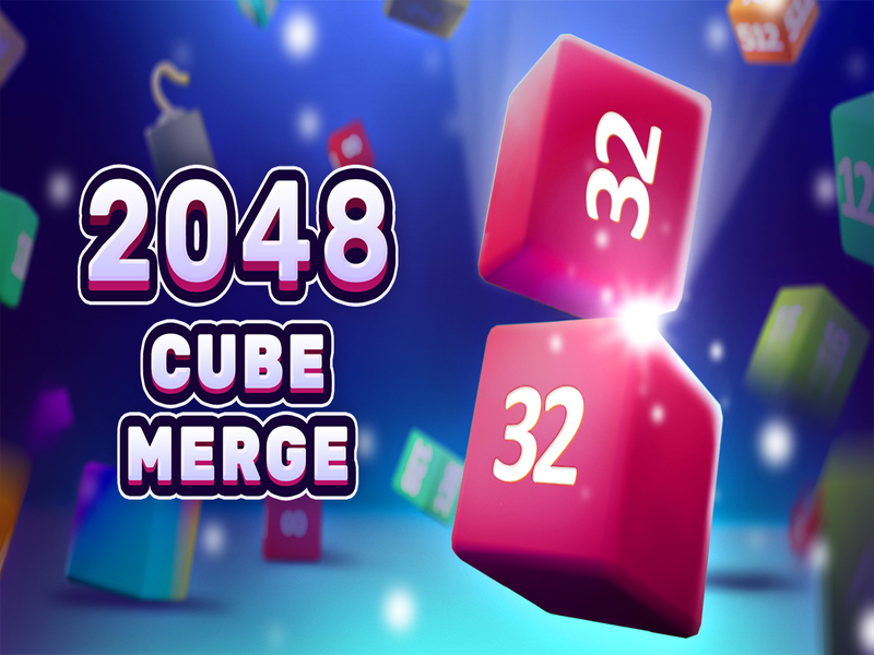 Spel 2048 kubus samesmelting aanlyn