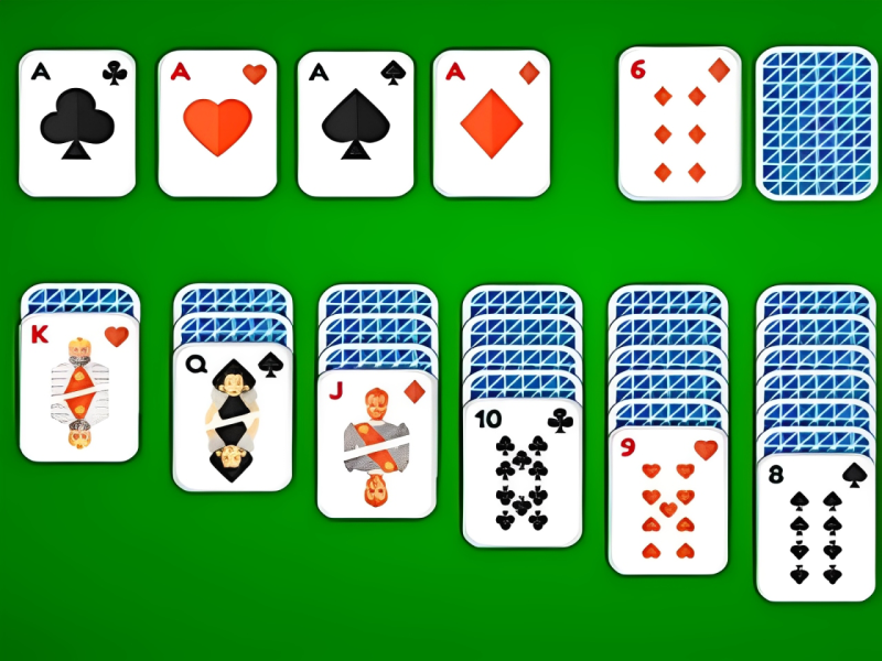 Spel Klondike 2024 aanlyn