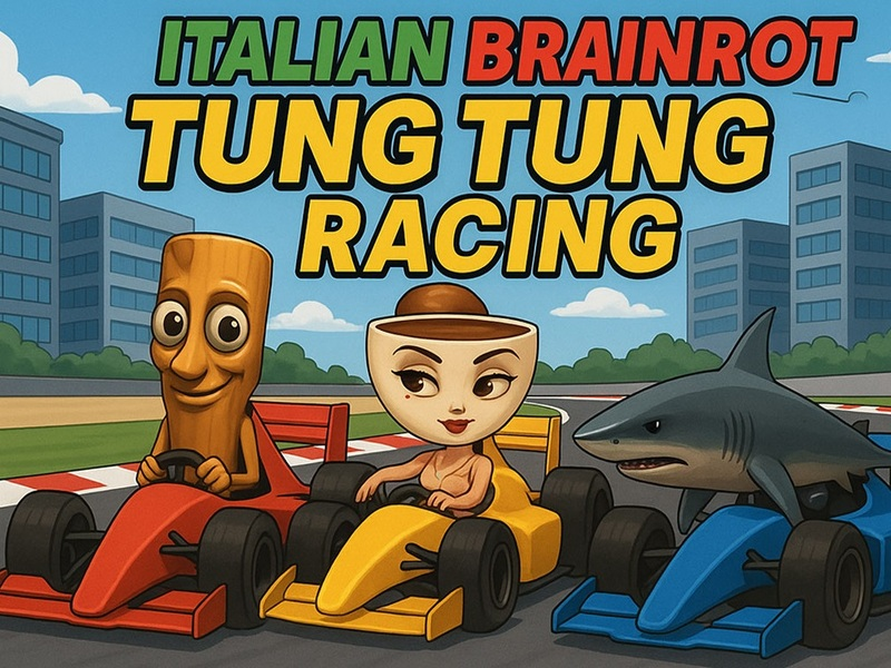 Spel Italiaanse Brainrot Tung Tung Racing aanlyn