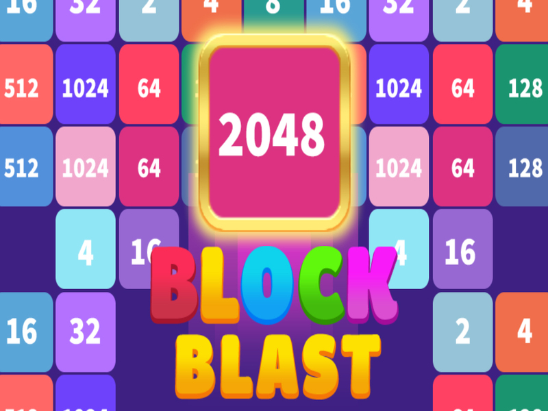 Spel Blokontploffing 2048 aanlyn