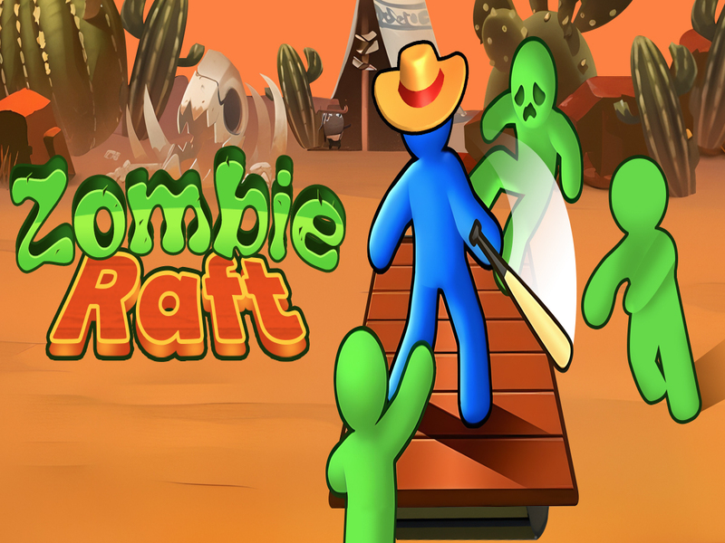 Spel Zombie-vlot aanlyn