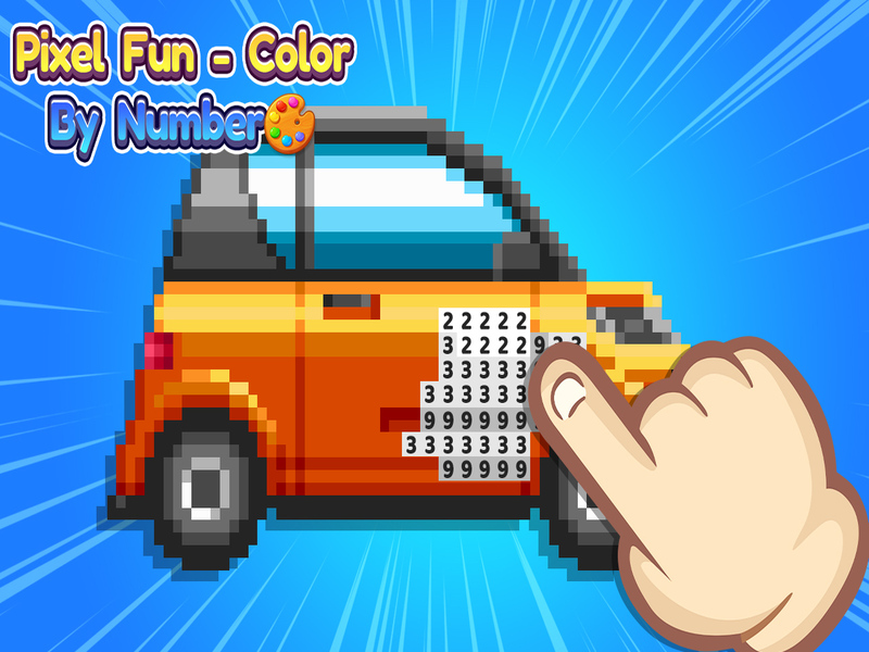 Spel Pixel pretkleur volgens nommer aanlyn