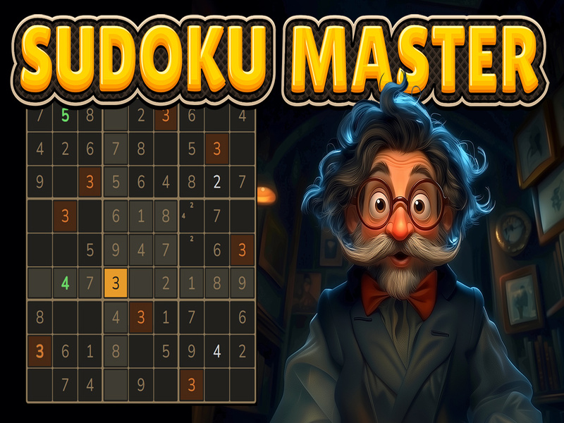 Spel Sudoku Master aanlyn