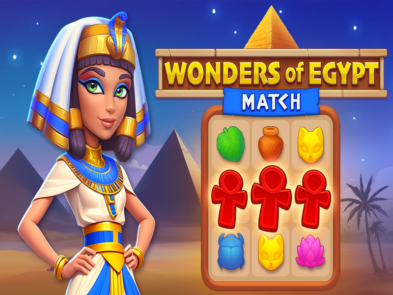 Spel Wonders van Egipte-wedstryd aanlyn