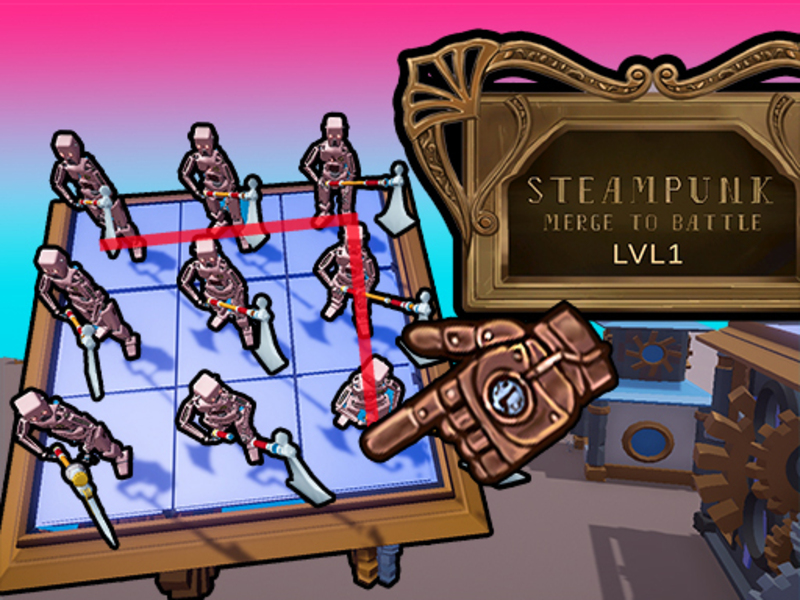 Spel Steampunk samesmelting om te veg aanlyn