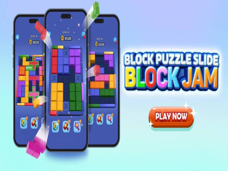 Spel Blokpuzzel: Skyfieblok Jam aanlyn