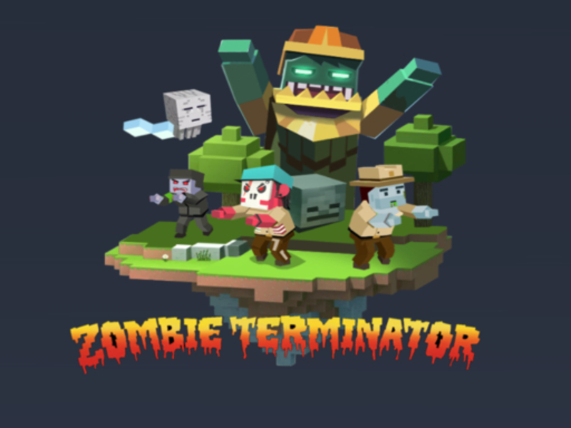 Spel Zombie-terminator aanlyn