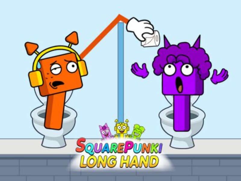 Spel Vierkantige punki lang hand aanlyn