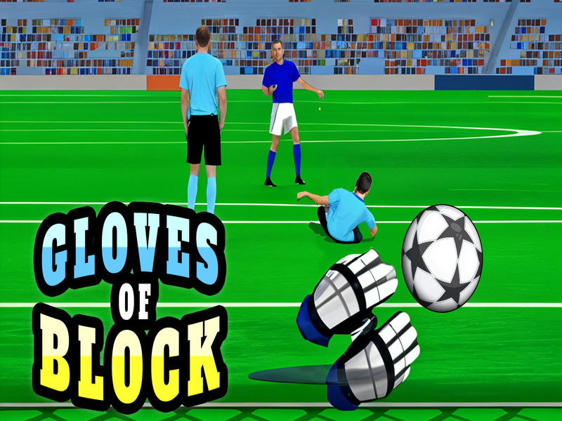Spel Handskoene van blok aanlyn