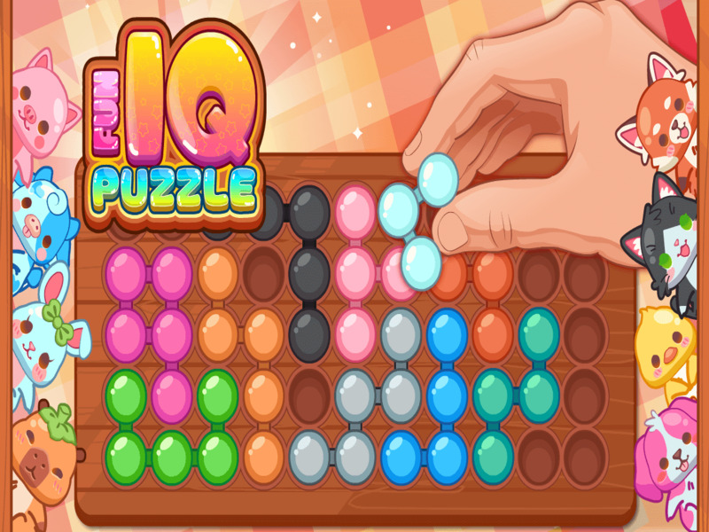 Spel Prettige IQ-legkaart aanlyn