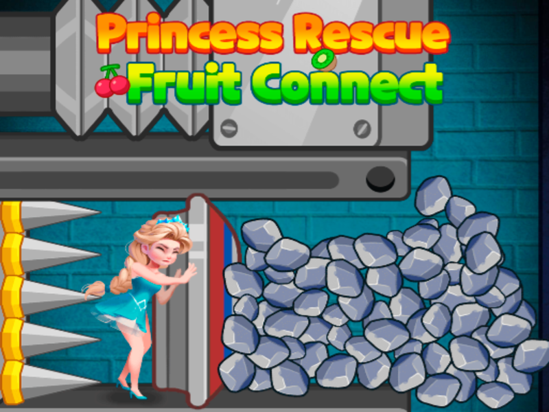 Spel Princess Rescue Fruit Connect aanlyn