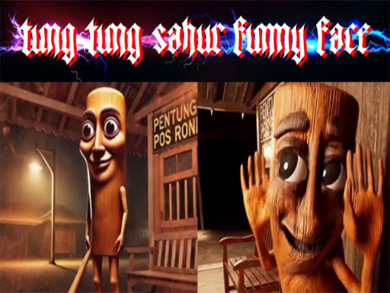 Spel Tung Tung Sahur snaakse gesig aanlyn