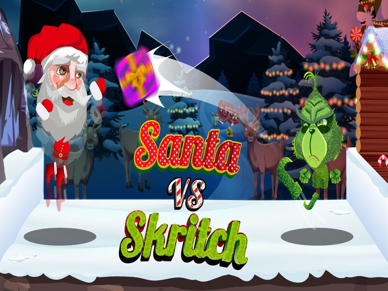 Spel Kersvader vs Skritch aanlyn