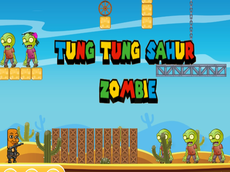 Spel Tung Tung Sahur Zombie aanlyn