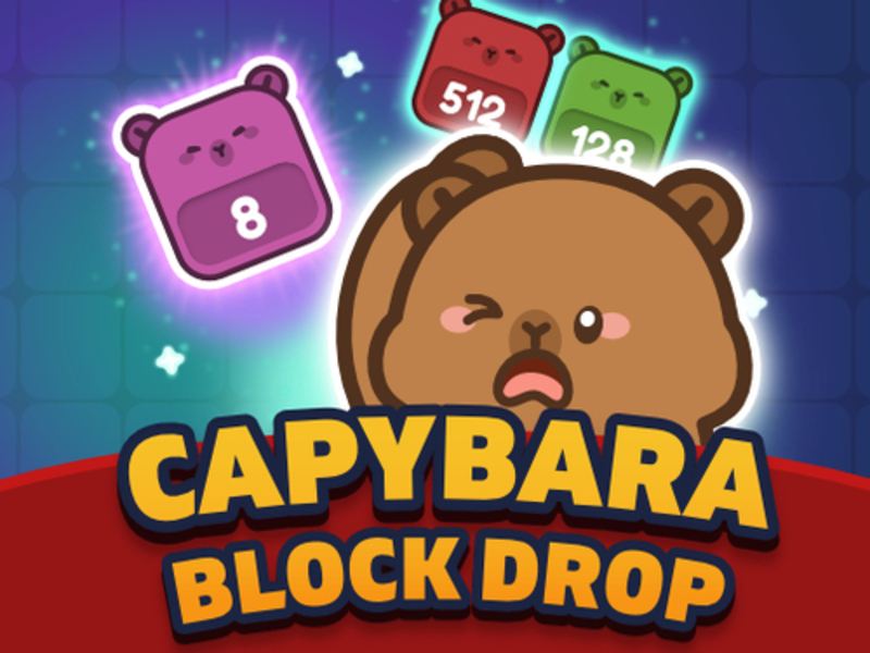 Spel Capybara blok druppel aanlyn