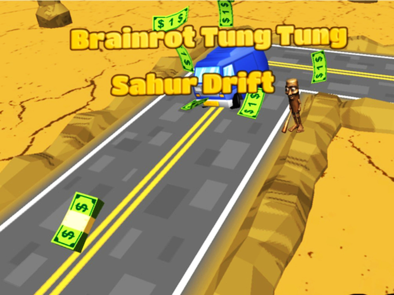 Spel Brainrot Tung Tung Sahur Drift aanlyn