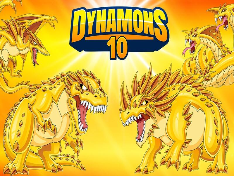 Spel Dynamons 10 aanlyn
