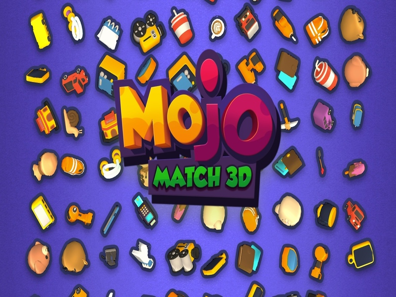 Spel Mojo Match 3D aanlyn