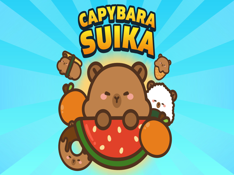 Spel Capybara suika aanlyn