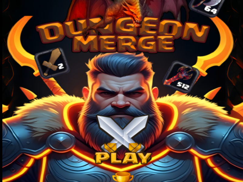 Spel Dungeon Merge aanlyn